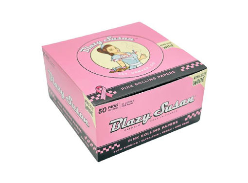 Picture of BlazySusan Papers-Pink KingSize Wide 50x32ct