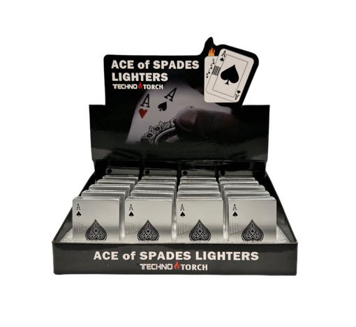 Picture of Techno Ace of Spades Lighters 20ct