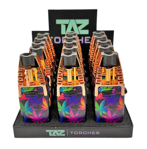 Picture of TT-013B Taz Torch Lighter Mix Color 15ct