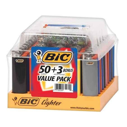 Picture of Bic Lighters Large 50ct+3 Free