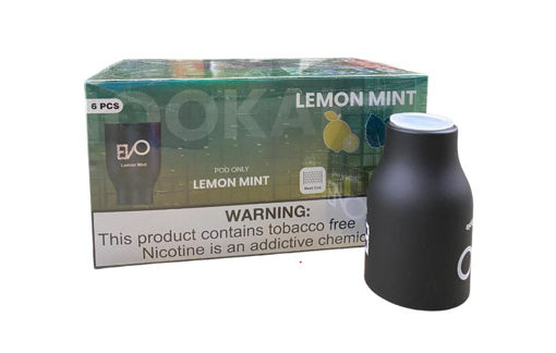 Picture of Evo Hookah Pod Lemon Mint 3MG 6ct