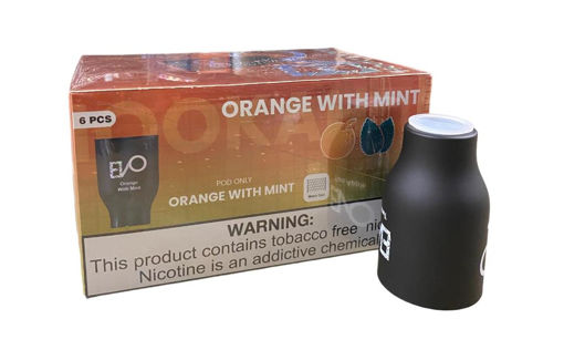 Picture of Evo Hookah Pod Orange With Mint 3MG 6ct