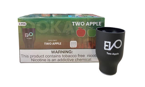 Picture of Evo Hookah Pod Two Apple 3MG 6ct