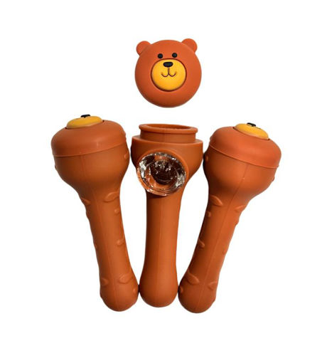 Picture of Silicone H270 Bear Hand Pipe