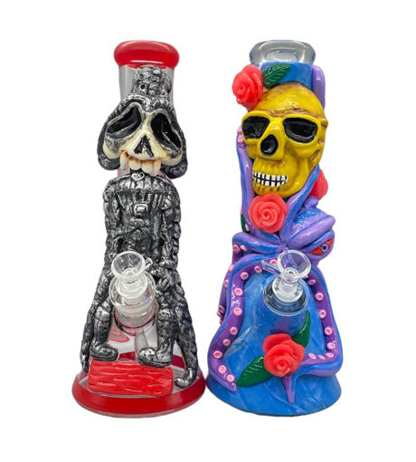 Picture of Glass 15in Death Soldier Art Beaker WP