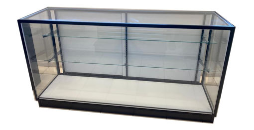 Picture of Glass Extra Vision Showcase Black & Black 72x20x38 w LED 