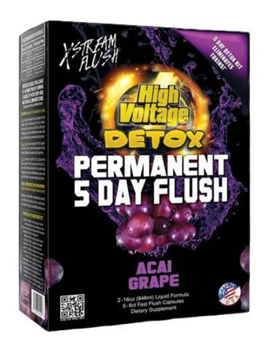 Picture of High Voltage 5 Day Flush Acai Grape 2-16oz 