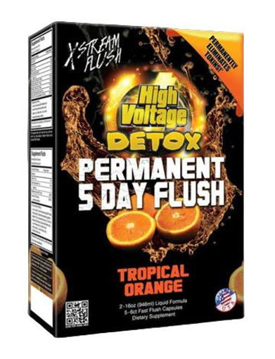 Picture of High Voltage 5 Day Flush Tropical Orange 2-16oz 