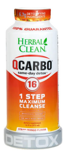 Picture of QCarbo 16oz-Straw-Mango