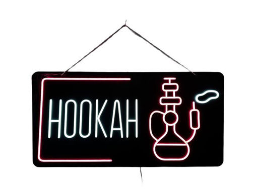 Picture of Multi Color Hookah LED Sign w Picture