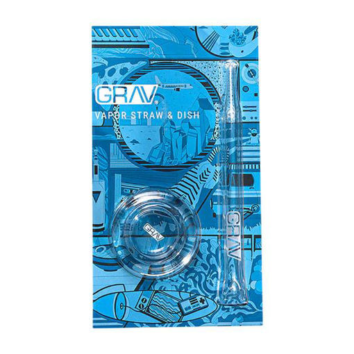 Picture of Grav Quartz Vape Straw With Dab Dish