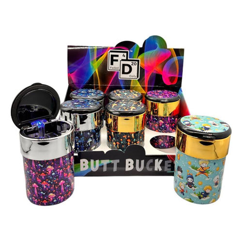 Picture of FDX5078 Butt Bucket Car Fiber AShtray 6ct