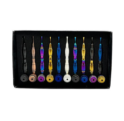 Picture of Metal Pipe Rainbow 4" 10ct