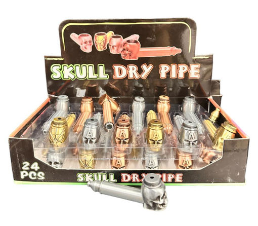 Picture of Metal Pipe Skull Shaped 24ct