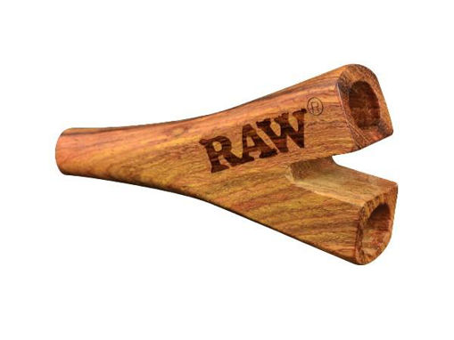 Picture of Raw Double Barrel Wooden  Cig Holder