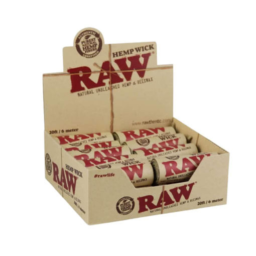 Picture of Raw Hemp Wick 6m 20ct
