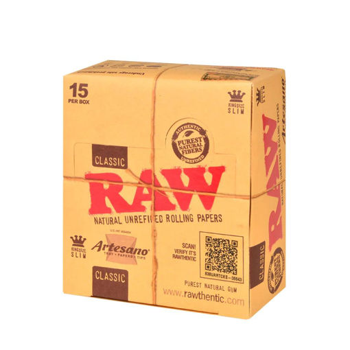 Picture of Raw Papers-Classic Artesano King Size Slim 15ct