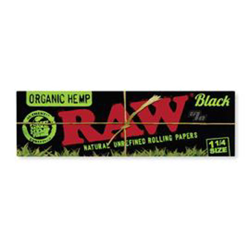 Picture of Raw Papers-Oragnic Black 1 1/4