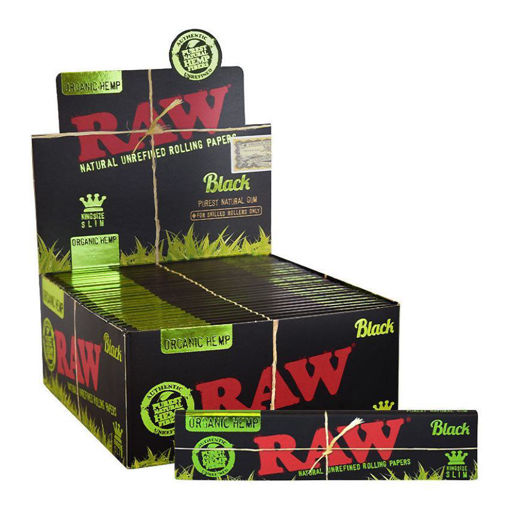 Picture of Raw Papers-Organic Hemp Black King Size Slim-50x32ct