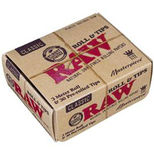 Picture of Raw Rollers-Masterpiece King Size 12ct