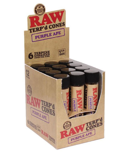 Picture of Raw Terp'd Cones - Purple Ape1 1/4 6pk 12ct