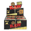 Picture of Raw Tips-Black W-Wide Pre Rolled 20ct