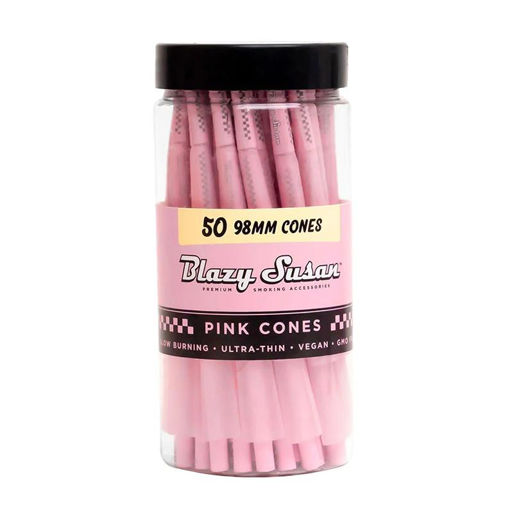 Picture of BlazySusan Cones-Pink 98mm 50ct jar