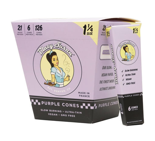 Picture of BlazySusan Cones-Purple 1 1/4 Size 21|6|126ct 