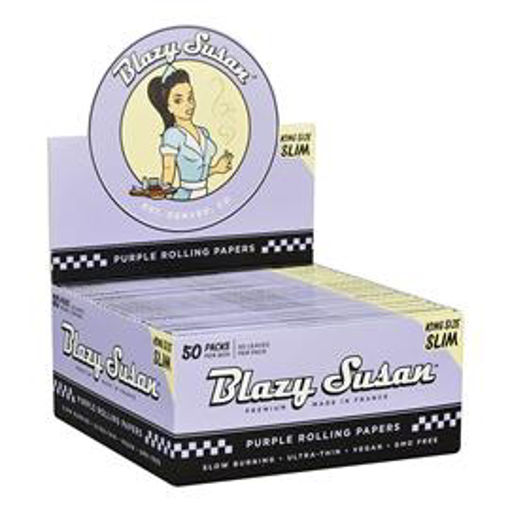 Picture of BlazySusan Papers-Purple KingSize Slim 50x50ct