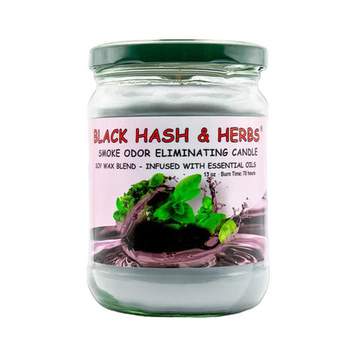 Picture of Blunt Effects Blk Hash&herbs Candle