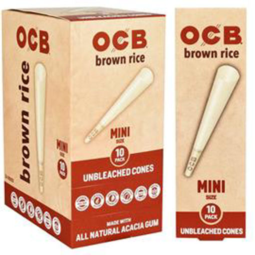 Picture of OCB Cones-Brown Rice Mini Size 24x10ct