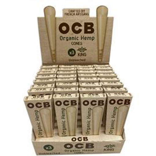 Picture of OCB Cones-Organic Hemp King Size 32x3ct