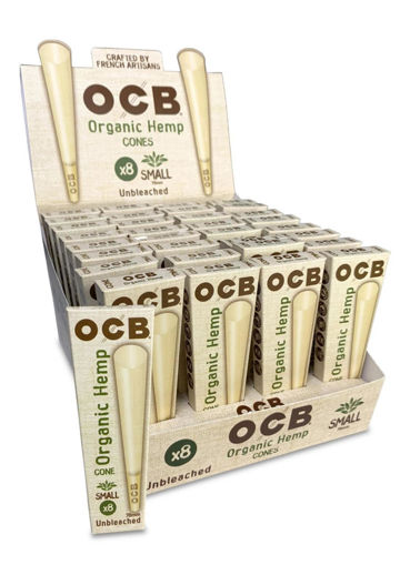 Picture of OCB Cones-Organic Hemp Small-78mm 32x8ct