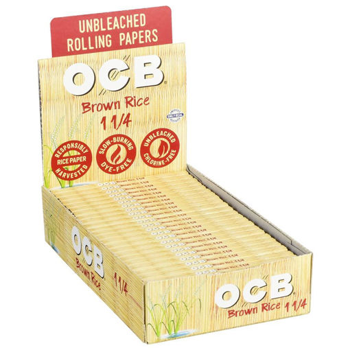 Picture of OCB Papers-Brown Rice 1 1/4 Size 50x24ct
