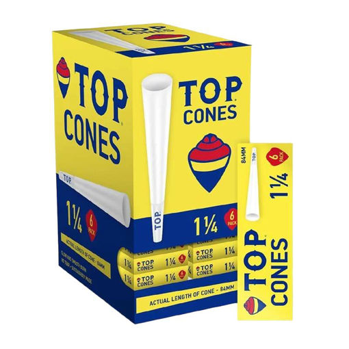 Picture of Top Cones 1 1/4 6pk 84mm