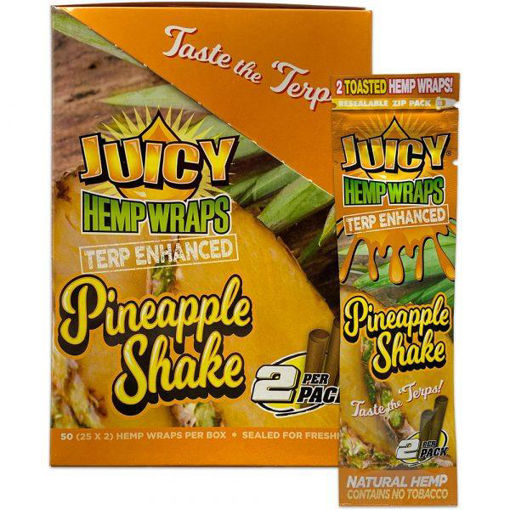 Picture of Juicy Hemp Wraps Pineapple Shake 25x2ct