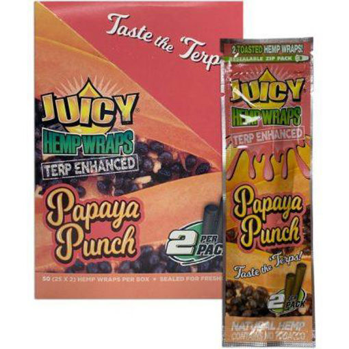 Picture of Juicy Hemp Wraps Papaya Punch 25x2ct