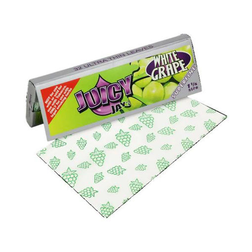 Picture of Juicy Jay's Paper-White Grape 1 1/4 Size Superfine 32ct