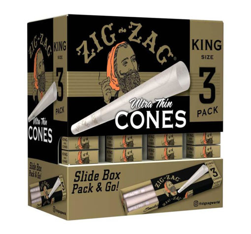 Picture of Zig-Zag Cones-Ultra Thin King Size 24x3ct