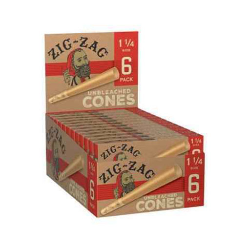 Picture of Zig-Zag Cones-Unbleached 1 1/4 Size 24x6ct 