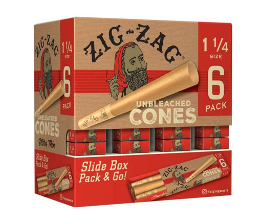 Picture of Zig-Zag Cones-Unbleached 1 1/4 size 36x6ct 