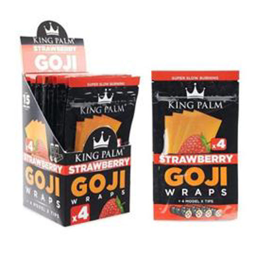 Picture of KingPalm Goji Wraps Strawberry 15ct