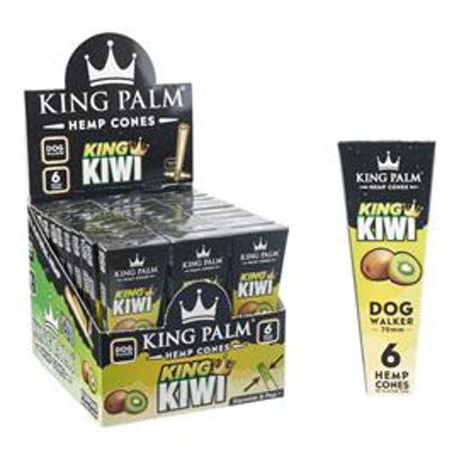 Picture of KingPalm HempCones Kiwi 1 1/4 30x6ct