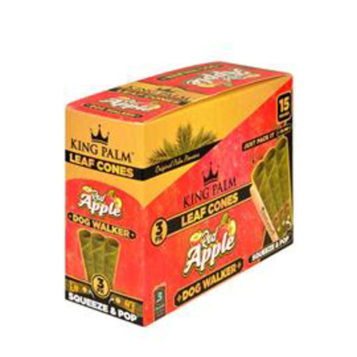 Picture of KingPalm Leaf Cone Red Apple 1 1/4Size 15x3ct