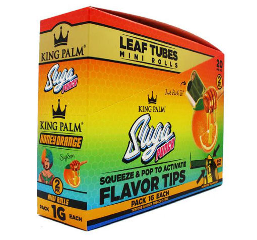 Picture of KingPalm LeafTube Mini Honey Orange 20x2ct