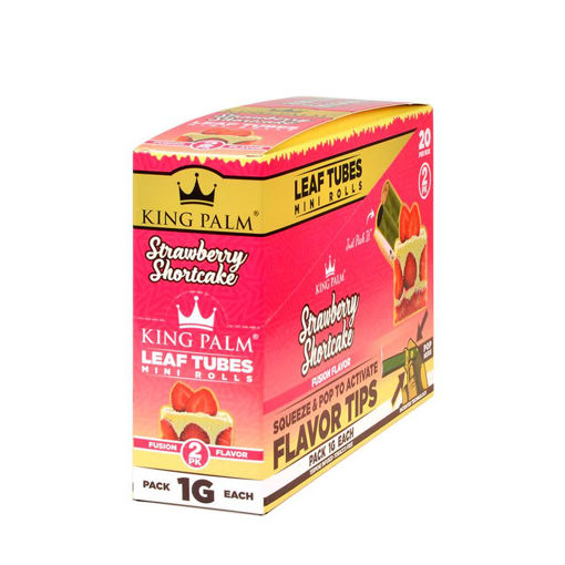Picture of KingPalm LeafTube Mini Strawberry Shortcake 20x2ct 