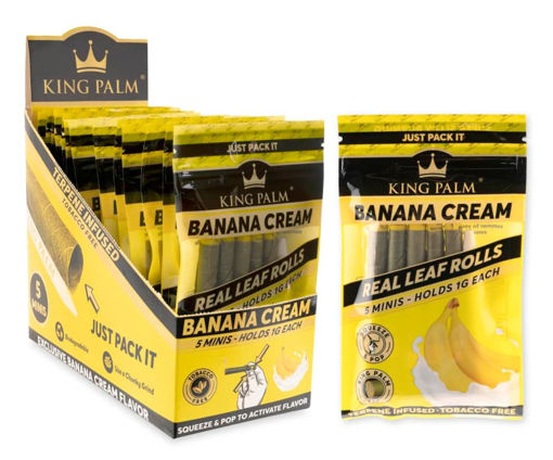 Picture of KingPalm Mini 1g Banana Cream 15x5ct