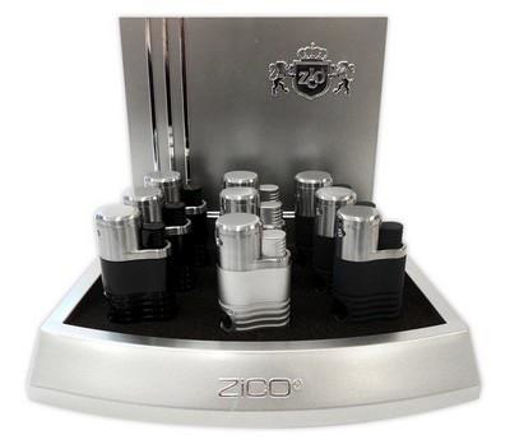 Picture of ZD113 Zico 4 Torch w Cig Punch Lighter 9ct