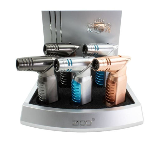 Picture of ZD54 Zico 4 Jet Flame Lighter 5ct