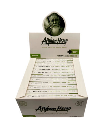 Picture of AfghanHemp Papers+Tips Classic KingSize 24x33ct